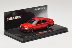 Mercedes Brabus 3.6S 190E W201 レッド Minichamps 1:43 437032600 メタル - 画像 2/5