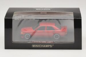 Mercedes Brabus 3.6S 190E W201 レッド Minichamps 1:43 437032600 メタル - 画像 5/5