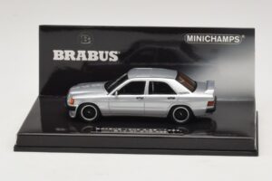 Mercedes Brabus 3.6S 190E W201 シルバー Minichamps 1:43 437032604 メタル