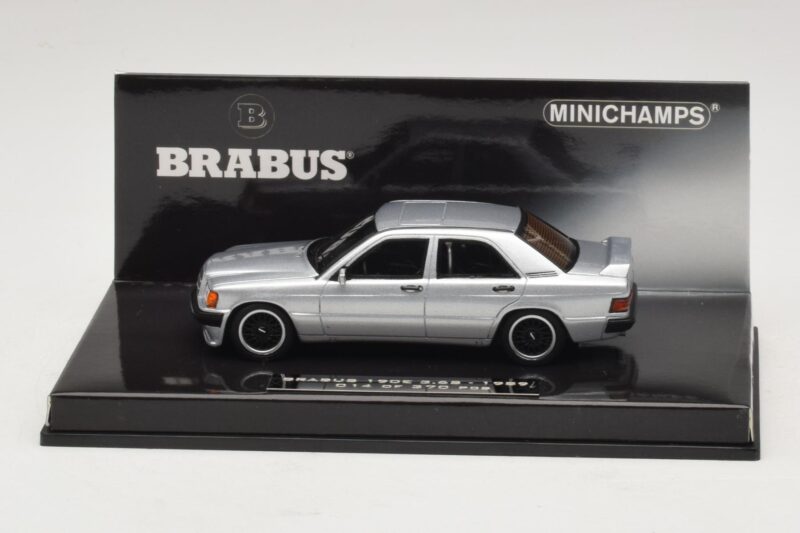 Mercedes Brabus 3.6S 190E W201 シルバー Minichamps 1:43 437032604 メタル