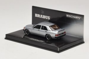 Mercedes Brabus 3.6S 190E W201 シルバー Minichamps 1:43 437032604 メタル - 画像 3/5