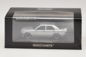Mercedes Brabus 3.6S 190E W201 シルバー Minichamps 1:43 437032604 メタル - 画像 5/5