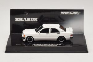 Mercedes Brabus 3.6S 190E W201 ホワイト Minichamps 1:43 437032602 メタル