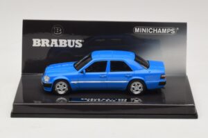 Mercedes Brabus 6.5 500E W124 ブルー Minichamps 1:43 437032502 メタル