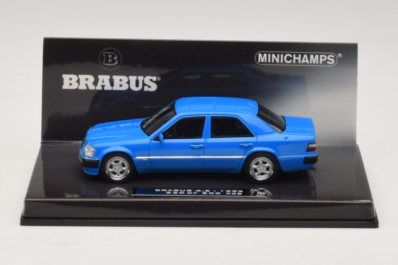 Mercedes Brabus 6.5 500E W124 ブルー Minichamps 1:43 437032502 メタル