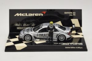Mercedes C203 DTM Team McLaren Mercedes MP4-98T Mika & Erja Hakkinen Lapland 17 April 2000 Minichamps 1:43 530984378-P1 メタル