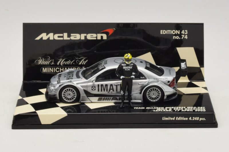 Mercedes C203 DTM Team McLaren Mercedes MP4-98T Mika & Erja Hakkinen Lapland 17 April 2000 Minichamps 1:43 530984378-P1 メタル
