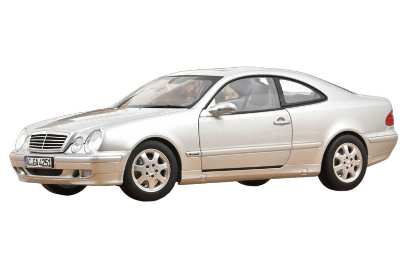Mercedes CLK C208 Brilliant Silver Norev 1:18 Mercedes CLK C208 Brilliant Silver Norev 1:18 183335 メタル