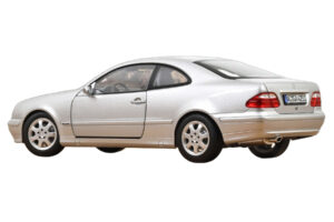 Mercedes CLK C208 Brilliant Silver Norev 1:18 183335 メタル - 画像 3/3