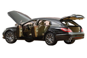 Mercedes CLS Shooting Brake X218 Obsidian Black Metallic Norev 1:18 183944 メタル - 画像 2/3