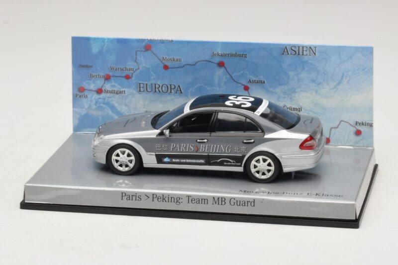 Mercedes E-Class #36 Team MB Guard Rally Paris-Peking 2007 Minichamps 1:43 B66962270 メタル