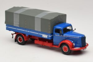 Mercedes L 315 プラットフォームトラック ブルーレッド Minichamps 1:43 439034420 メタル - 画像 4/6