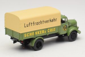 Mercedes L 3500 フラットベッドトラック Schenker Minichamps 1:43 439350028 メタル - 画像 2/6