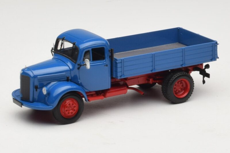 Mercedes L 3500 ダンプトラック ブルー レッド Minichamps 1:43 439350004 メタル