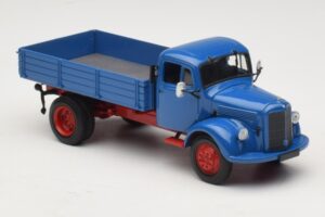 Mercedes L 3500 ダンプトラック ブルー レッド Minichamps 1:43 439350004 メタル - 画像 4/6
