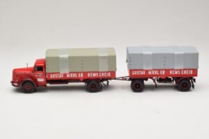 Mercedes L315 Pritschenzug Gustav Mauler Minichamps 1:43 499034720 メタル - 画像 3/6