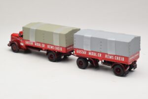 Mercedes L315 Pritschenzug Gustav Mauler Minichamps 1:43 499034720 メタル - 画像 5/6