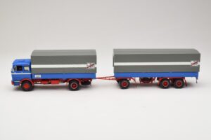 Mercedes LP1620 Pritschenzug Fern Schnell Gut Minichamps 1:43 499034820 メタル - 画像 3/6
