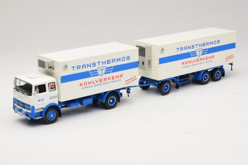 Mercedes LP1624 Kühlzug Transthermos Minichamps 1:43 499034840 メタル