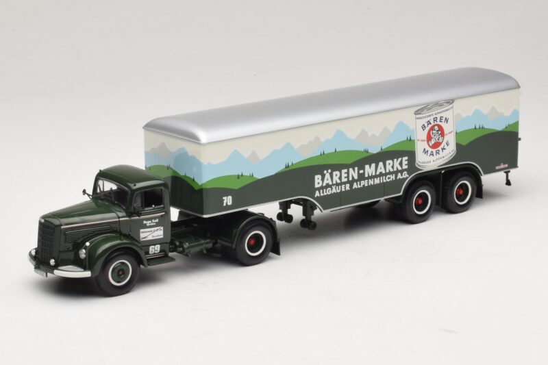 Mercedes LS315 Koffersattelzug Bärenmarke Minichamps 1:43 499034780 メタル