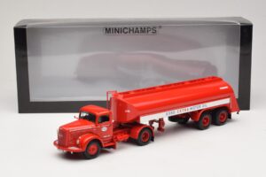 Mercedes LS315 Tanksattelzug Esso Minichamps 1:43 499034770 メタル - 画像 6/6