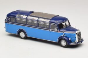 Mercedes O 3500 バス ライトブルー ダークブルー Minichamps 1:43 439360011 メタル - 画像 4/6