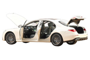Mercedes S-Class W223 AMG Line ホワイト Norev 1:18 183807 メタル - 画像 2/3