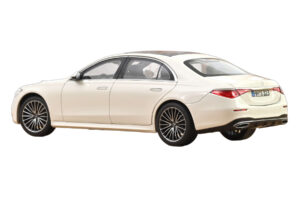 Mercedes S-Class W223 AMG Line ホワイト Norev 1:18 183807 メタル - 画像 3/3