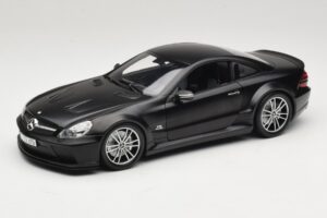 Mercedes SL65 AMG R230 Black Series Matt Black Minichamps 1:18 100038121 メタル