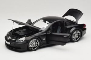 Mercedes SL65 AMG R230 Black Series Matt Black Minichamps 1:18 100038121 メタル - 画像 2/8