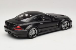 Mercedes SL65 AMG R230 Black Series Matt Black Minichamps 1:18 100038121 メタル - 画像 3/8