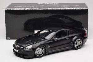 Mercedes SL65 AMG R230 Black Series Matt Black Minichamps 1:18 100038121 メタル - 画像 8/8