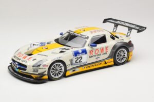 Mercedes SLS AMG GT3 #22 Graf / Jager Rowe Racing 24 Hours of Nurburgring 2013 Minichamps 1:18 151133122 メタル