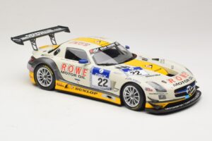 Mercedes SLS AMG GT3 #22 Graf / Jager Rowe Racing 24 Hours of Nurburgring 2013 Minichamps 1:18 151133122 メタル - 画像 4/6
