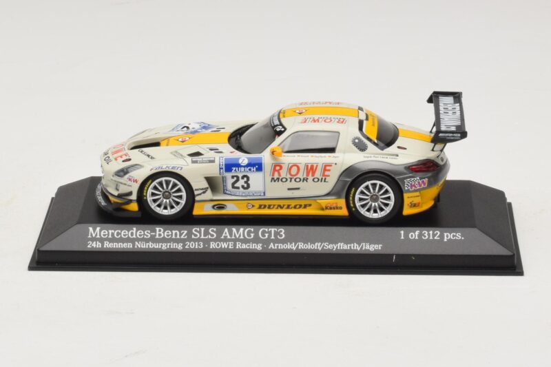 Mercedes SLS AMG GT3 #23 Rowe Racing Arnold / Roloff Nurburgring 24 Hours 2013 Minichamps 1:43 410133223 メタル