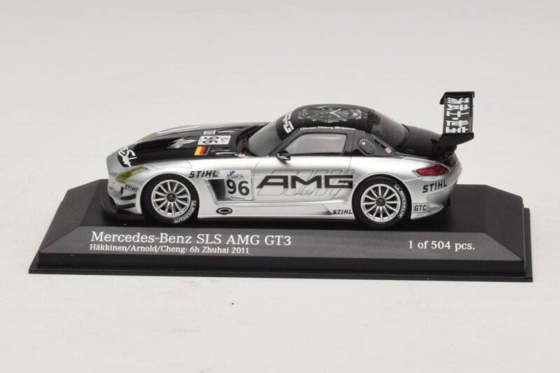 Mercedes SLS AMG GT3 #96 M. Hakkinen / R. Arnold 6 Hours of Zhuhai 2011 Minichamps 1:43 410113296 メタル