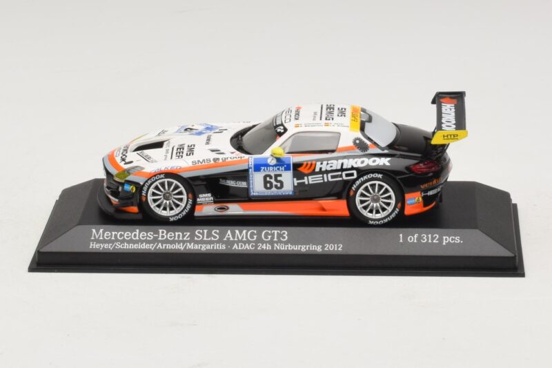 Mercedes SLS AMG GT3 #65 Hankook 24 Hours of Nurburgring 2012 Minichamps 1:43 437123265 メタル