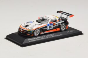 Mercedes SLS AMG GT3 #66 Hankook C. Frankenhout / Simonsen 24 Hours of Nurburgring 2012 Minichamps 1:43 437123266 メタル - 画像 2/4