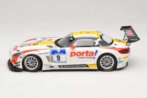 Mercedes SLS AMG GT3 #9 B. Schneider / J. Bleekemolen Black Falcon 24 Hours of Nurburgring Winner 2013 Minichamps 1:18 151133 - 画像 3/6