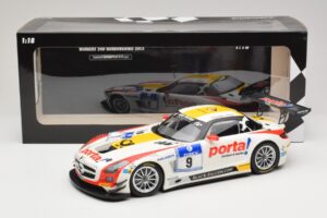 Mercedes SLS AMG GT3 #9 B. Schneider / J. Bleekemolen Black Falcon 24 Hours of Nurburgring Winner 2013 Minichamps 1:18 151133 - 画像 6/6