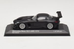 Mercedes SLS AMG GT3 マットブラック Minichamps 1:43 410113200 メタル