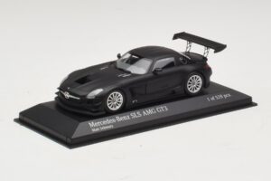 Mercedes SLS AMG GT3 マットブラック Minichamps 1:43 410113200 メタル - 画像 2/4