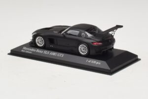 Mercedes SLS AMG GT3 マットブラック Minichamps 1:43 410113200 メタル - 画像 3/4