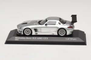 Mercedes SLS AMG GT3 シルバー Minichamps 1:43 410113202 メタル