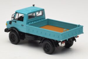 Mercedes Unimog 1300 L プラットフォームトラック ブルー Minichamps 1:43 439033020 メタル - 画像 5/6