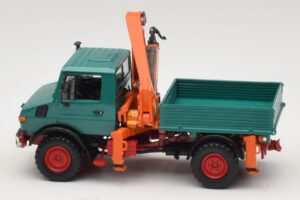 Mercedes Unimog 1300 L ローディングクレーン付きダンプ Minichamps 1:43 439033000 メタル - 画像 3/6