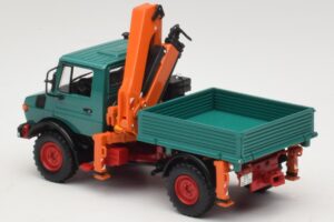 Mercedes Unimog 1300 L ローディングクレーン付きダンプ Minichamps 1:43 439033000 メタル - 画像 5/6