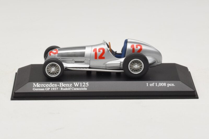Mercedes W125 R. Caracciola German GP 1937 Minichamps 1:43 400370012 メタル