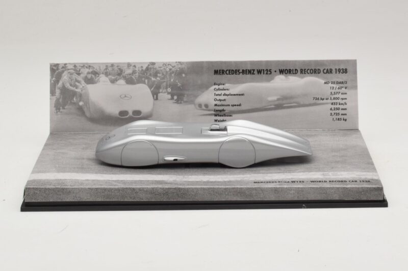Mercedes W125 R. Caracciola World Record 1938 Minichamps 1:43 40038300 メタル