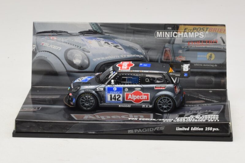 Mini Cooper #142 Von Bohlen / F. Grohs Schirra Motorsport Nurburgring 24 Hours 2011 Minichamps 1:43 43112142 メタル